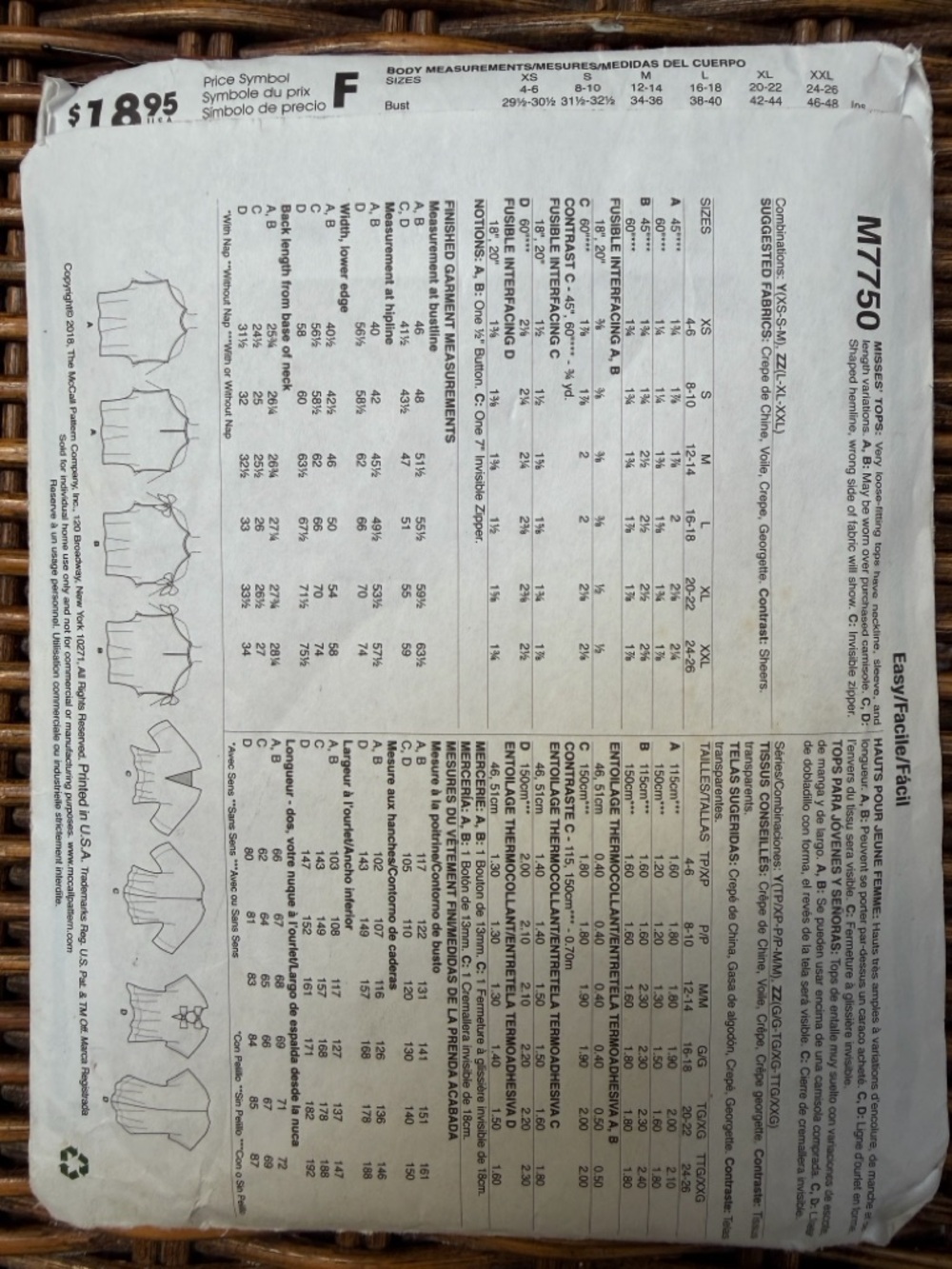 McCalls Pattern - Picture 2 of 3